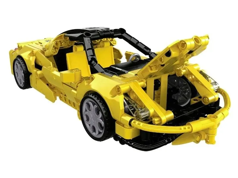 klocki-open-bricks-sports-car-yellow