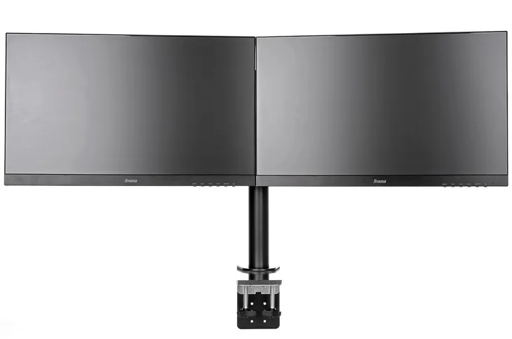 uchwyt-na-2-monitory-iiyama-ds1002c-b1-mocowanie-do-blatu-regulacja-pivot-liczba-mocowanych-monitorow-2