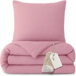 laynenburg-muslinowa-posciel-zestaw-komplet-135x200-cm-80x80-cm-rozowa