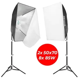 2x-lampa-swiatla-stalego-softbox-50x70-8x-85w-400w