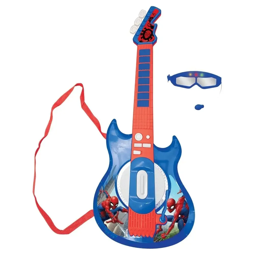 lexibook-spider-man-elektryczna-gitara-okulary-z-mikrofonem-dla-dzieci-3-certyfikaty-opinie-atesty-ce