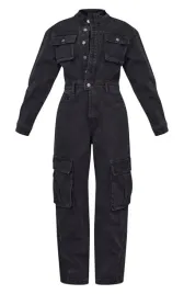 kombinezon-prettylittlething-czarny-dzinsowy-rozmiar-32