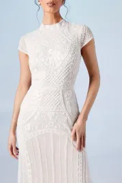 coast-suknia-slubna-krotki-rekaw-do-ziemi-rozmiar-42