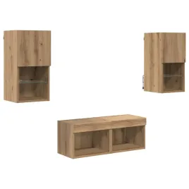 szafki-rtv-4-szt-dab-rzemieslniczy-material-drewnopochodny