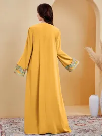 sukienka-maxi-zolta-haftowany-wzor-kwiaty-dlugi-rekaw-luzna-shein-158