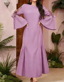 fioletowa-bawelniana-sukienka-maxi-dlugi-rekaw-haft-kwiaty-shein-40-42