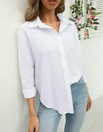 biala-klasyczna-gladka-prosta-koszula-z-dlugim-rekawem-guziki