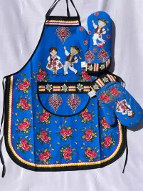 komplet-fartuch-rekawice-wzor-goralski