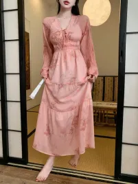 rozowa-klasyczna-midaxi-sukienka-dlugi-rekaw-szyfon-wzorzysta-dazy-l