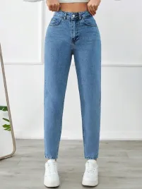niebieskie-spodnie-jeansowe-mom-jeans-nogawki-7-8-wysoki-stan-shein-26