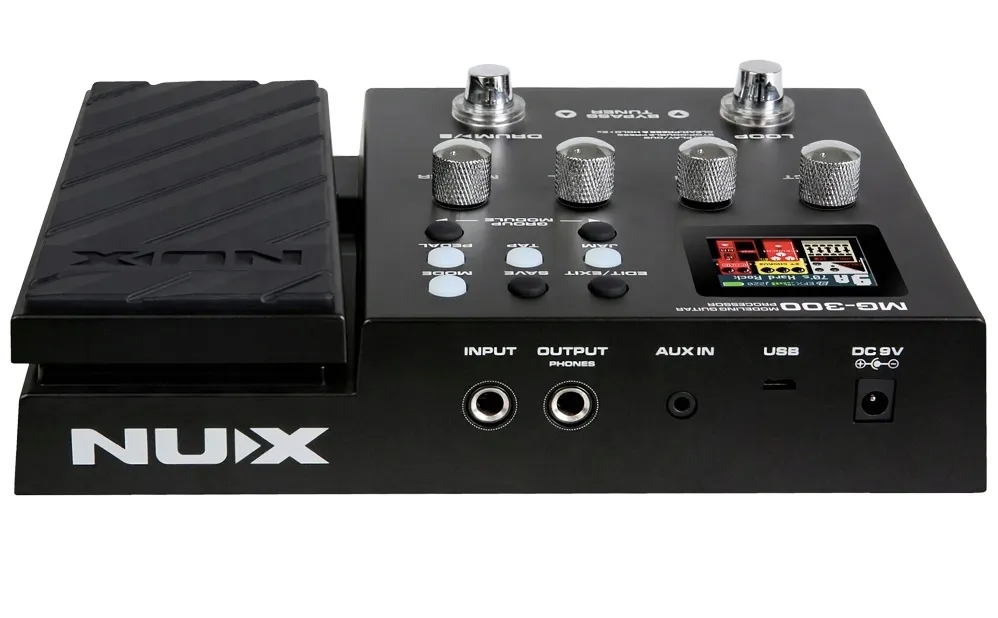 nux-mg-300-kompaktowy-multiefekt-gitarowy-z-realistycznymi-symulacjami-ir-waga-z-opakowaniem-0-8-kg