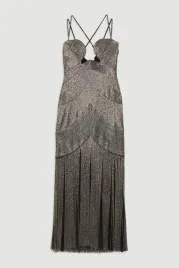 czarna-sukienka-na-ramiaczkach-maxi-koraliki-fredzle