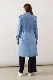 wallis-plaszcz-damski-niebieski-trencz-bez-kaptura-rozmiar-42