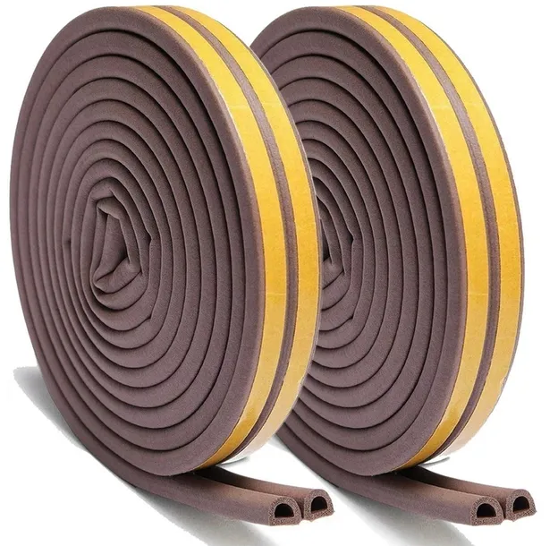 uszczelka-do-drzwi-okien-samoprzylepna-braz-typ-e-rolka-150-metrow-okienna-waga-z-opakowaniem-1-9-kg