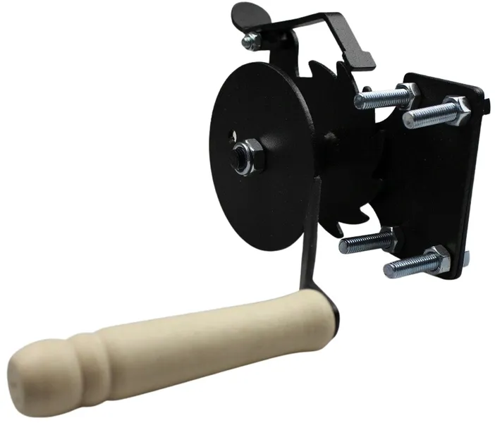 kolowrotek-do-grila-grilla-korbka-linka-zaciskiem-trojnog-rusztu-paleniska-waga-1-kg-wysokosc-produktu-300-cm