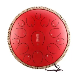 hluru-ty15-14-red-tongue-drum-tank-handpan