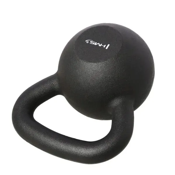 kula-kettlebell-odwaznik-hantla-do-cwiczen-zeliwna-16kg-hms-treningowy-wysokosc-10-cm