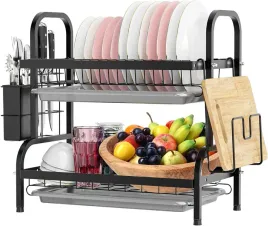 suszarka-do-naczyn-sztuccow-ociekacz-z-odplywem-dwupoziomowa-duza-pojemna