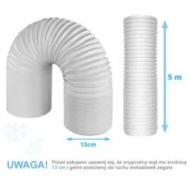 rura-do-klimatyzatora-przenosnego-biala-waz-srednica-13cm-dlugosc-5m