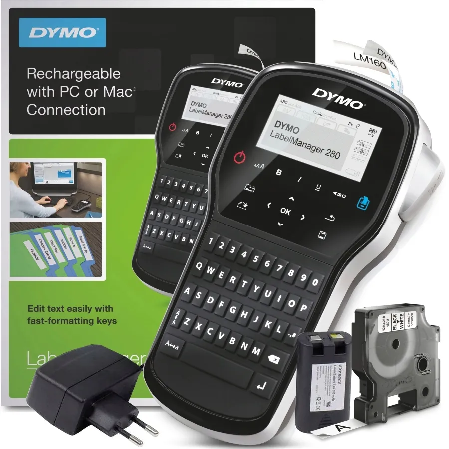 drukarka-etykiet-dymo-labelmanager-lm280-walizka-i-dwie-tasmy-d1-specmark-model-labelmanager-280
