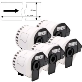 zestaw-5-tasm-do-brother-ql-etykiety-dk-22205-62mm-3048m-ql600-ql700-ql800