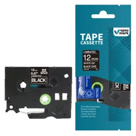 tasma-specmark-do-brother-tze-335-12-mm-x-8-m-czarna-bialy-nadruk-tz-335