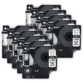 tasma-do-dymo-45013-12mm-biala-tasma-czarny-nadruk-s0720530-zestaw-10-sztuk
