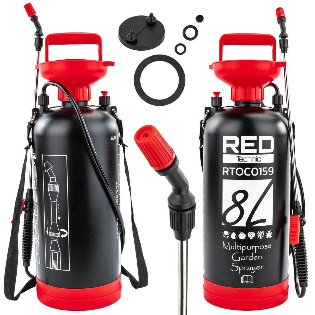 opryskiwacz-reczne-red-technic-8-l