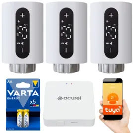 glowica-termostatyczna-acurel-biala-z-bateriami-zigbee-3-0