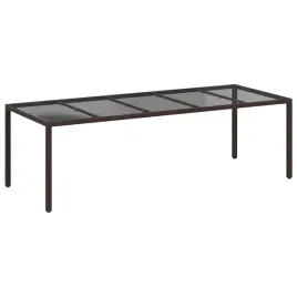 stol-ogrodowy-brazowy-250-x-100-x-75-cm-polirattan