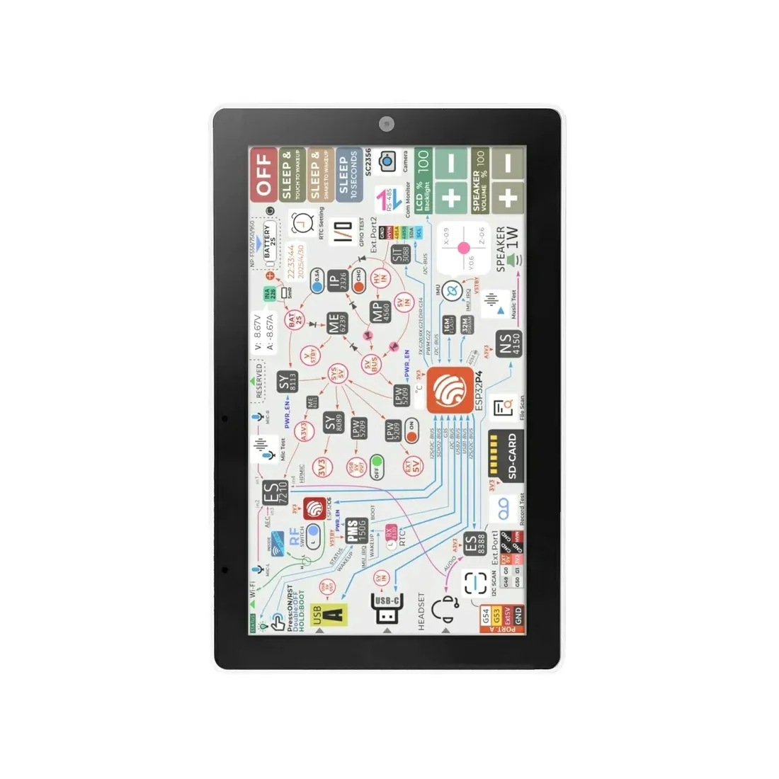 modul-deweloperski-m5stack-k145-tab5-rs-485-gpio-terminal-iot