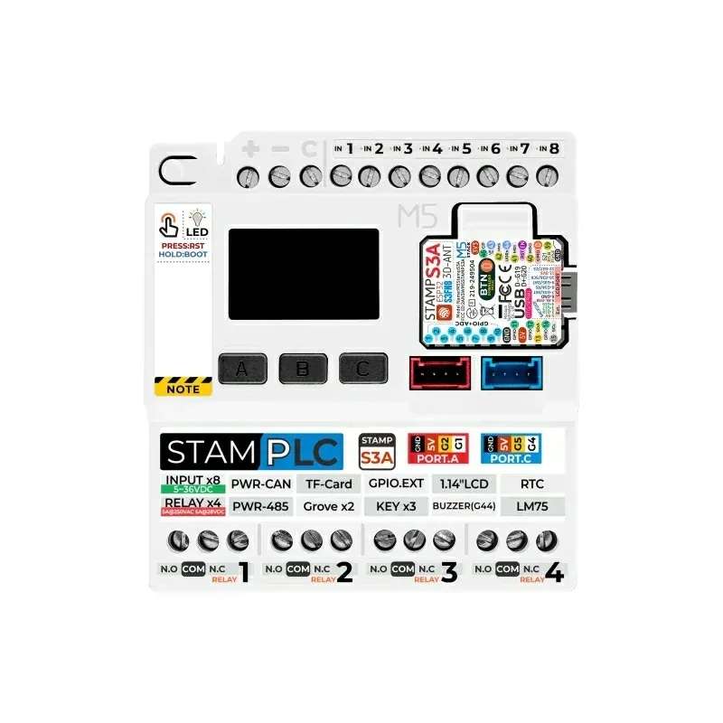 sterownik-m5stack-m5stamp-plc-controller
