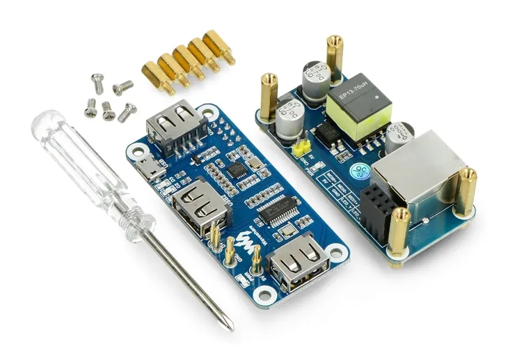 poe-ethernet-usb-hub-hat-dla-raspberry-pi-zero-rodzaj-modul-rozszerzajacy-producent-waveshare