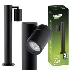 slupek-oswietleniowy-okragly-lumiled-gu10-45-cm-czarny