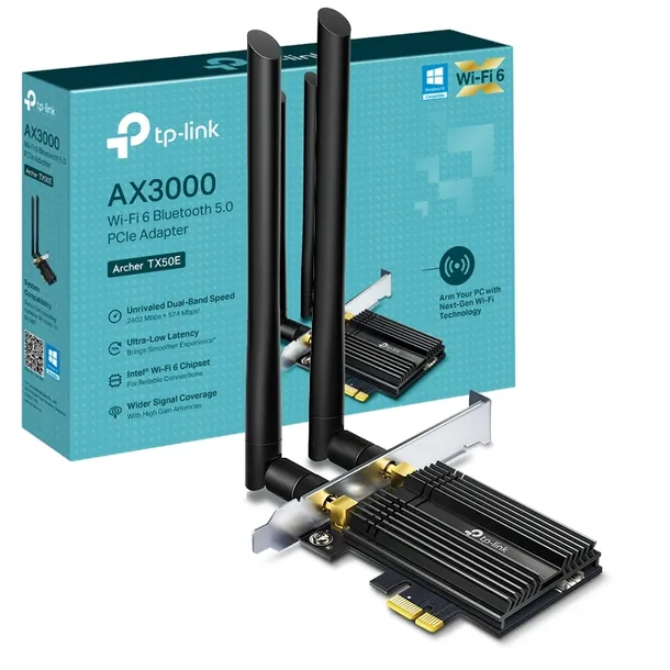 karta-wifi-archer-tx50e-pci-e-wi-fi-6-bt5-0-ax3000-antena-zewnetrzna-odkrecana