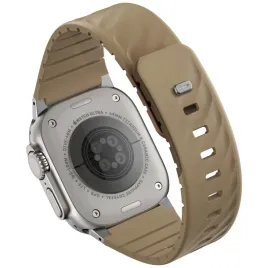 pasek-uniq-fluo-do-apple-watch-49-46-45-44-42-41-40mm-magnetic-bezowy