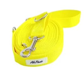 smycz-dla-psa-treningowa-przepinana-15m-2-5cm-zolty-neon