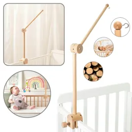 uchwyt-do-lozeczka-dzieciecego-drewniany-mobilny-bezowy