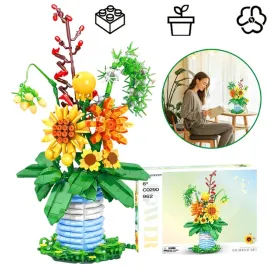 bukiet-slonecznikow-zestaw-zabawek-z-wazonem-piekna-dekoracja-prezent