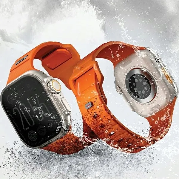 pasek-uniq-stride-apple-watch-42-44-45-49mm-fkm-rubber-strap-pomaranczowy-pochodzenie-oryginal