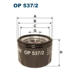 filtron-op-537-2-filtr-oleju-numer-katalogowy-oryginalu-fiat-46796687