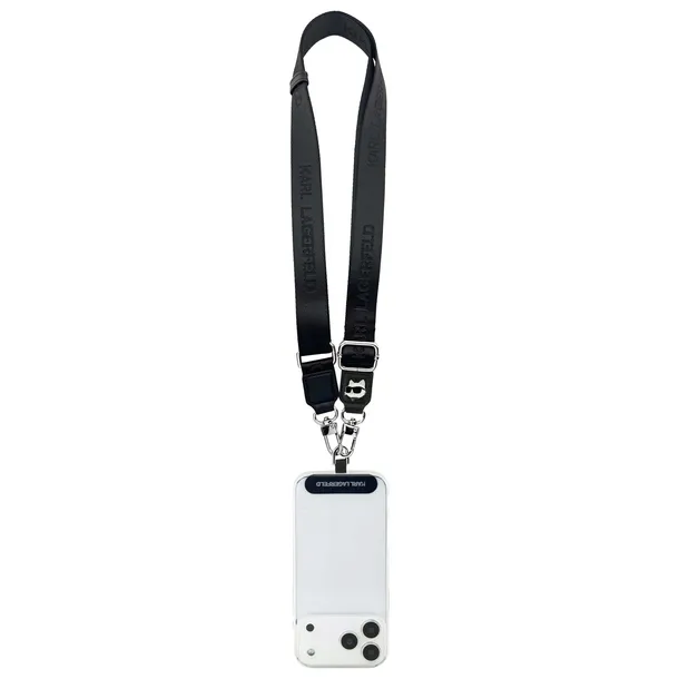 uniwersalna-smycz-karl-lagerfeld-universal-strap-tether-patch-choupette-met-kolor-czarny