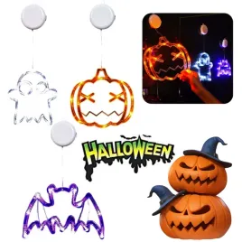 oswietlenie-dekoracyjne-pomaranczowa-dynia-bialy-duch-fioletowy-nietoperz