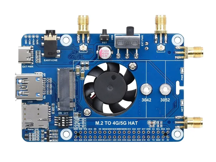 kabel-waveshare-sim8262e-m2-5g-hat-model-sim8262e-m2-5g-hat