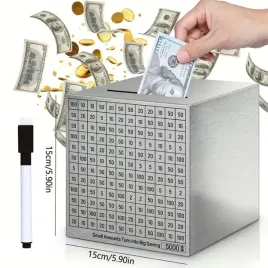 100-dniowe-wyzwanie-oszczedzania-skarbonka-ze-stali-nierdzewnej-z-pisak