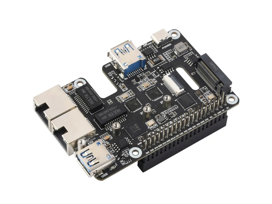 adapter-pcie-do-m-2-usb-3-2-i-ethernet-dla-raspberry-pi-5-waveshare-31454