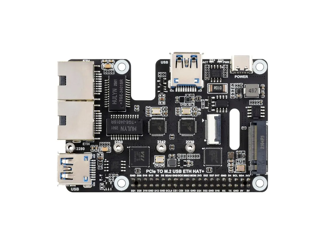 adapter-pcie-do-m-2-usb-3-2-i-ethernet-dla-raspberry-pi-5-waveshare-31454