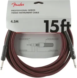 kabel-j-j-45m-fender-pro-inst-cable-red-tweed
