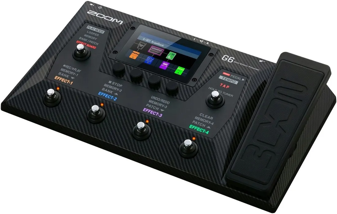 zoom-g6-procesor-gitarowy-multiefekt-z-pedalem-ekspresji-pedalboard-waga-z-opakowaniem-2-kg