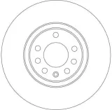 trw-brake-disc-df4246-numer-katalogowy-czesci-df4246